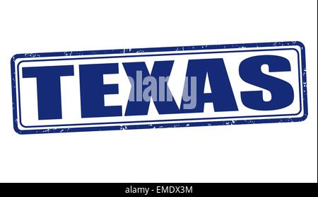 Texas-Stempel Stock Vektor