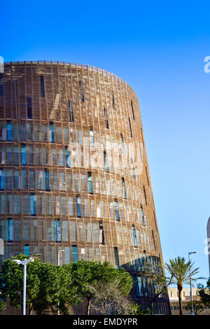 Biomedical Research Park Gebäude von Manel Brullet und Albert Pineda. Vila Olímpica, Barcelona, Katalonien, Spanien. Stockfoto