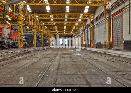 Alte industrielle Interieur Stockfoto