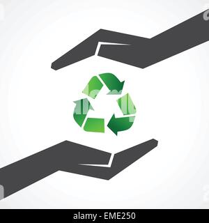 Außenillustration speichern Natur Konzept Stock Vektor