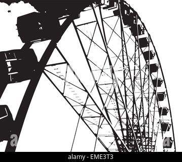 Kirmes-Riesenrad Stock Vektor