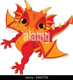 Baby-Drachen Stock Vektor