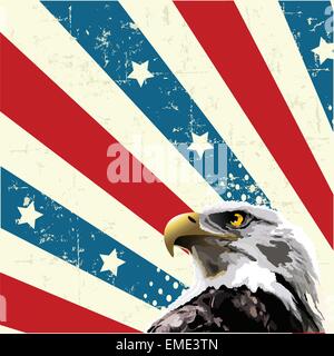 Weißkopf-Seeadler Stock Vektor