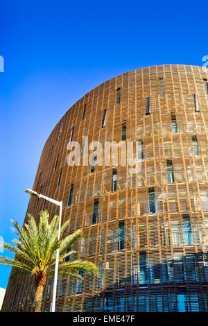 Biomedical Research Park Gebäude von Manel Brullet und Albert Pineda. Vila Olímpica, Barcelona, Katalonien, Spanien. Stockfoto