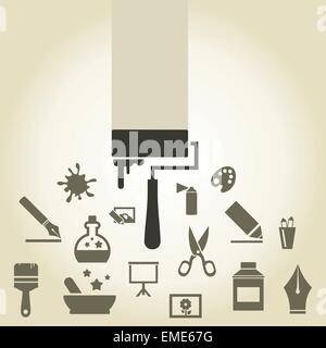 Ikonenkunst Stock Vektor