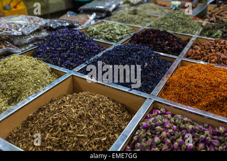 Dubai Souk Gewürze Markt Stockfoto