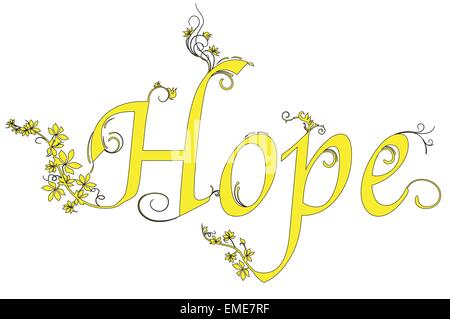 Hoffnung Stock Vektor