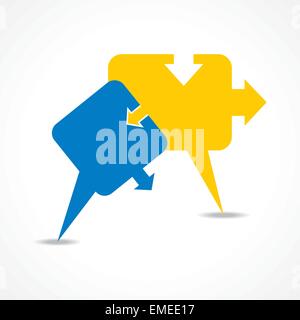 Abstrakte Form bunte Vektor Rätseldesign Stock Vektor