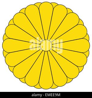 Kaiserliche Siegel Japans Stock Vektor