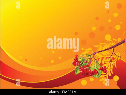 Vogelbeere Stock Vektor