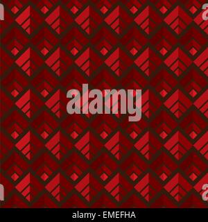 Rote quadratische Musterdesign Hintergrund Lager Vektor Stock Vektor