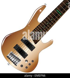 Moderne e-Bass Stock Vektor