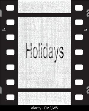 Ferien-Filmstreifen Stock Vektor