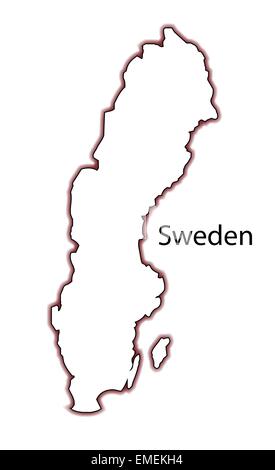 Schweden Stock Vektor