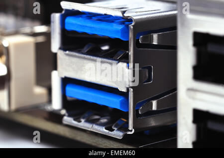 zwei USB-Anschluss, extra high-definition Stockfoto