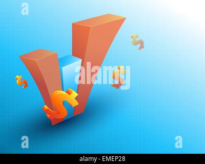 Hintergrund mit Balkendiagrammen Stock Vektor