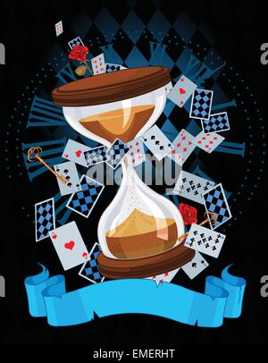 Sand Uhr Stock Vektor