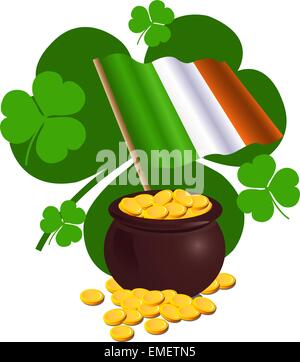 St. Patrick Day-Design Stock Vektor