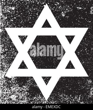 Davidstern Halbton Stock Vektor