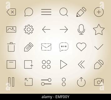 Web-Übersicht icon2 Stock Vektor