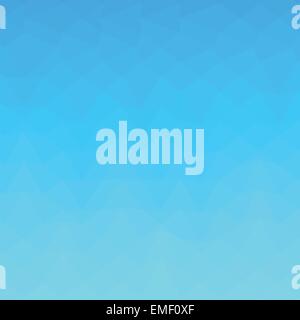 Blauer Himmel abstrakte niedrige Polygon Hintergrund Stock Vektor