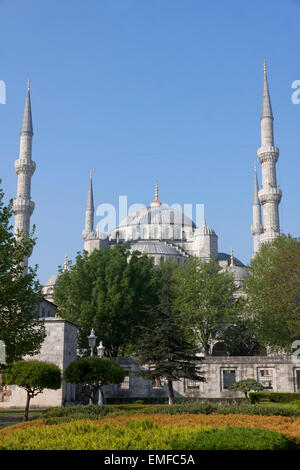 Die blaue Moschee (Sultanahmet Camii), Istanbul, Türkei Stockfoto
