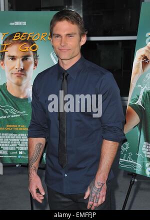 Los Angeles, CA, USA. 20. April 2015. Seann William Scott im Ankunftsbereich für JUST bevor ich gehe, Premiere, Arclight Hollywood, Los Angeles, CA 20. April 2015. Bildnachweis: Dee Cercone/Everett Collection/Alamy Live-Nachrichten Stockfoto