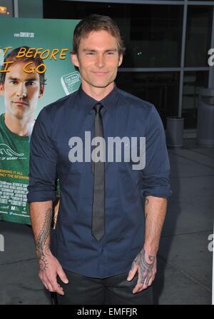 Los Angeles, CA, USA. 20. April 2015. Seann William Scott im Ankunftsbereich für JUST bevor ich gehe, Premiere, Arclight Hollywood, Los Angeles, CA 20. April 2015. Bildnachweis: Dee Cercone/Everett Collection/Alamy Live-Nachrichten Stockfoto