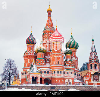 St' Basilius Kathedrale in Moskau, Russland Stockfoto