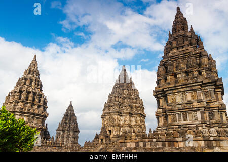 Prambanan Hindu-Tempel. Zentral-Java. Indonesien, Asien. Stockfoto