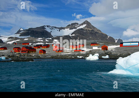 Esperanza-Basis eine argentinische Forschungsstation Hope Bay antarktischen Halbinsel Antarktis Stockfoto