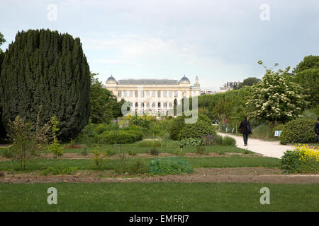 Jardin des Plantes Botanical Gardens und der Grande Galerie de l'Évolution des Architekten Louis-Jule André Stockfoto