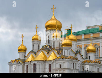 Verkündigung-Kathedrale in Moskau, Russland Stockfoto