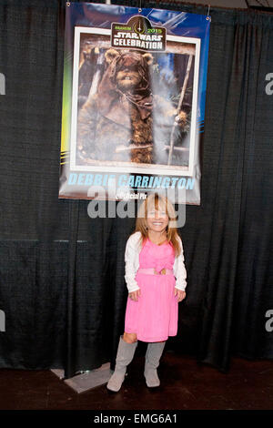 Anaheim. 19. April 2015. Debbie Carrington in der Star Wars Celebration am 19. April 2015 in Anaheim. / Bild Allianz © Dpa/Alamy Live-Nachrichten Stockfoto