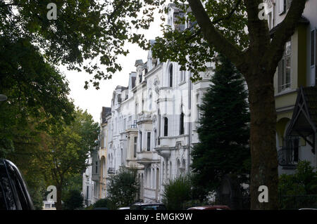 Gründerzeit Historismus Villen, Roonstrasse, Brill, Wuppertal, Nordrhein-Westfalen, Deutschland Stockfoto