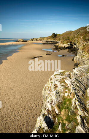 Großbritannien, Wales, Gwynedd, Porthmadog, Borth-Y-Gest, Pen y Banc Nature Reserve Strand Stockfoto