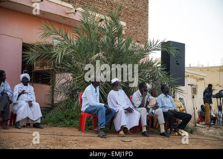 Nubian Hochzeit in Omdurman, Sudan Stockfoto