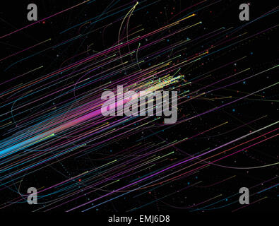 Abstrakte Weltraumreise Stockfoto