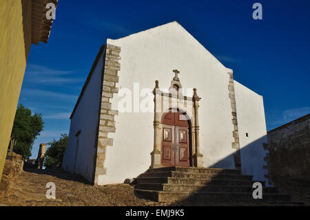 Kirche der Misericordia in der mittelalterlichen Burg von Castro Marim, Portugal Stockfoto