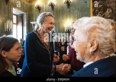 Turin, Italien. 21. April 2015. Italien Piemont Turin Königspalast Eröffnung der "Orte der Ostension in den Jahrhunderten". Bildnachweis: Wirklich einfach Star/Alamy Live-Nachrichten Stockfoto