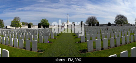 Tyne Cot Commonwealth War Graves Friedhof und Denkmal für die fehlenden, Belgien Stockfoto