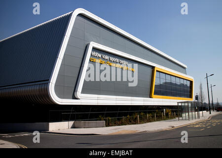 Ebbw Vale Sportzentrum Stockfoto