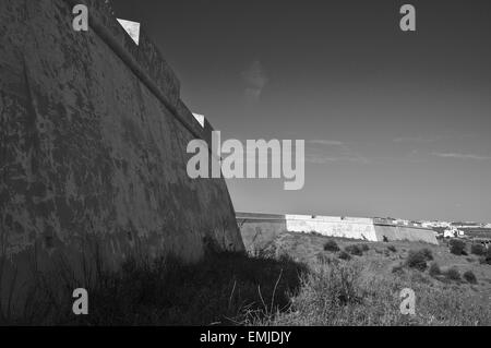 Sankt Sebastian Fort (Forte Sao Sebastiao) in Castro Marim, Portugal Stockfoto