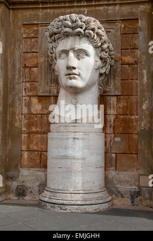 Die berühmte Skulptur des Kaisers Augustus in den Vatikanischen Museen Hof, Vatikanstadt Stockfoto