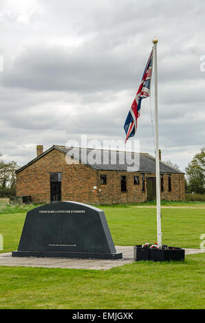 Stow Maries Flugplatz 1916 erbaut wurde der Ansatz nach London zu verteidigen, die RAF links 1919 und der Aufstellungsort ist praktisch unberührt geblieben Stockfoto