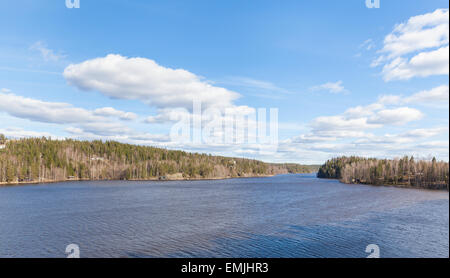 Nuuksio Pitkäjärvi See im Nuuksio Nationalpark Stockfoto