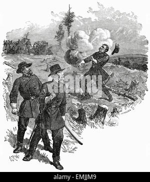 "Tod des General Polk," Amerikanischer Bürgerkrieg, 1864 Stockfoto