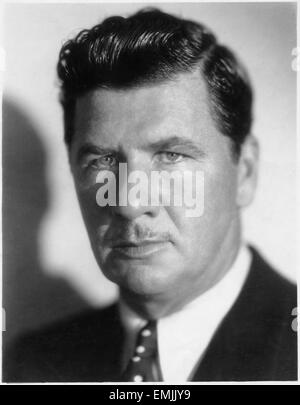 Schauspieler George Bancroft, Werbung Portrait, ca. 1939 Stockfoto