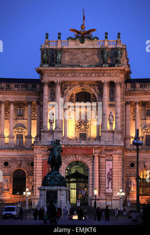 Österreich, Wien, Hofburg, Schloss, Neue Burg, Stockfoto