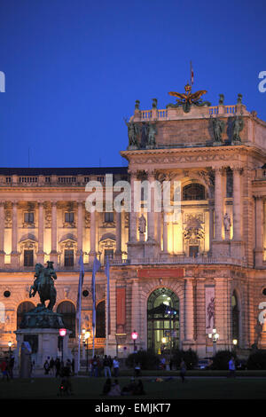 Österreich, Wien, Hofburg, Schloss, Neue Burg, Stockfoto